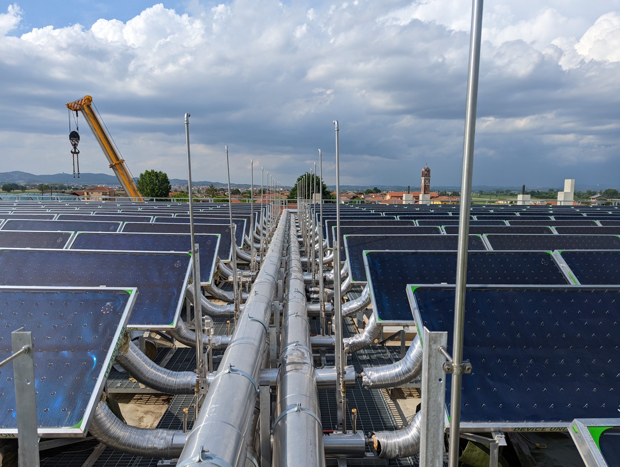 High-Vacuum Flat Solar Thermal Panel by TVP Solar – Spirit-Heat